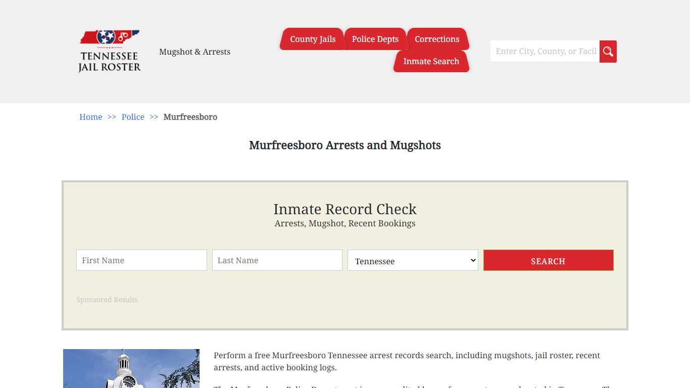 Murfreesboro Arrests and Mugshots | Jail Roster Search